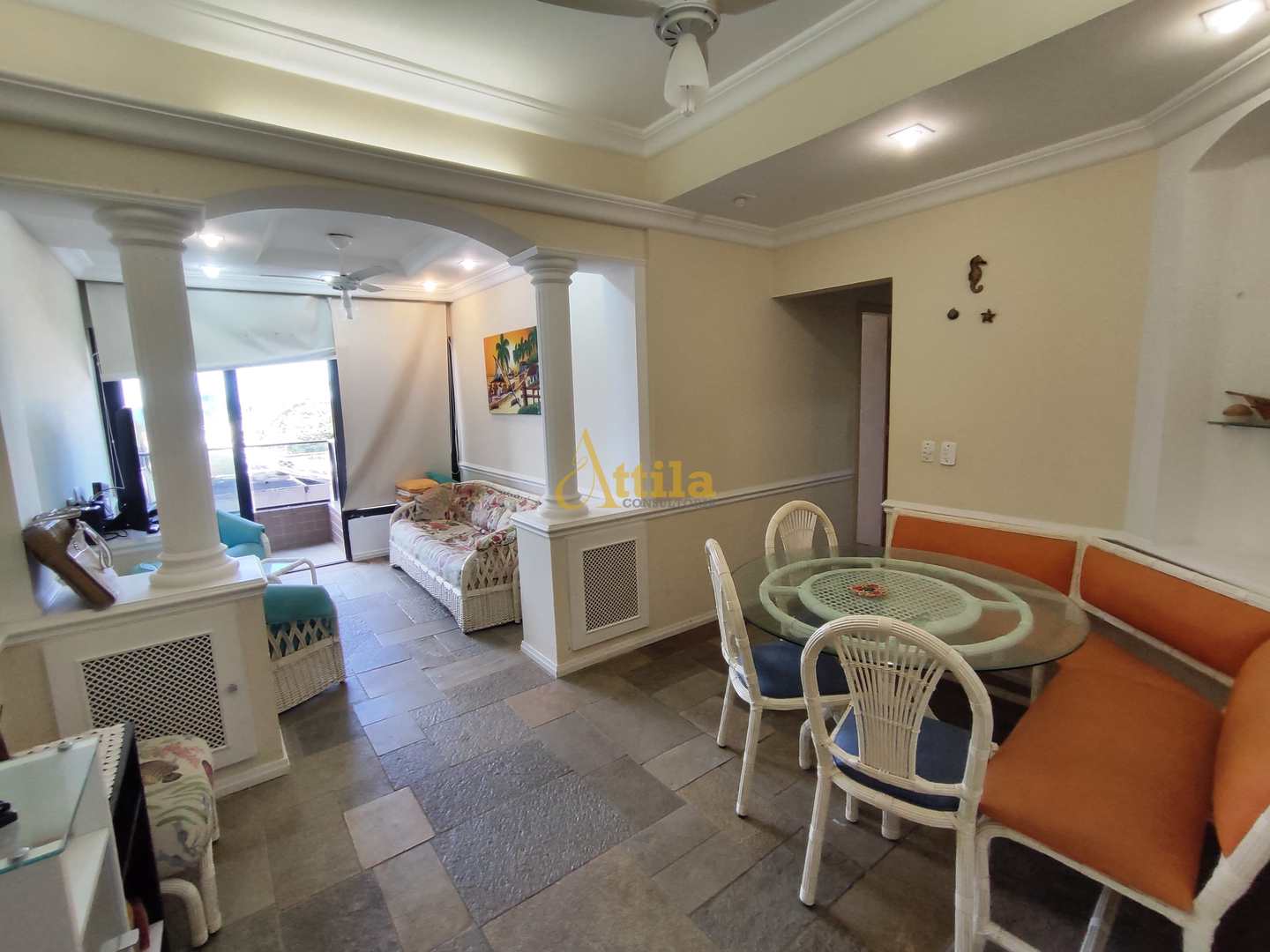 Apto 200mts praia, 3 dorms., sacada, 1 vaga, lazer