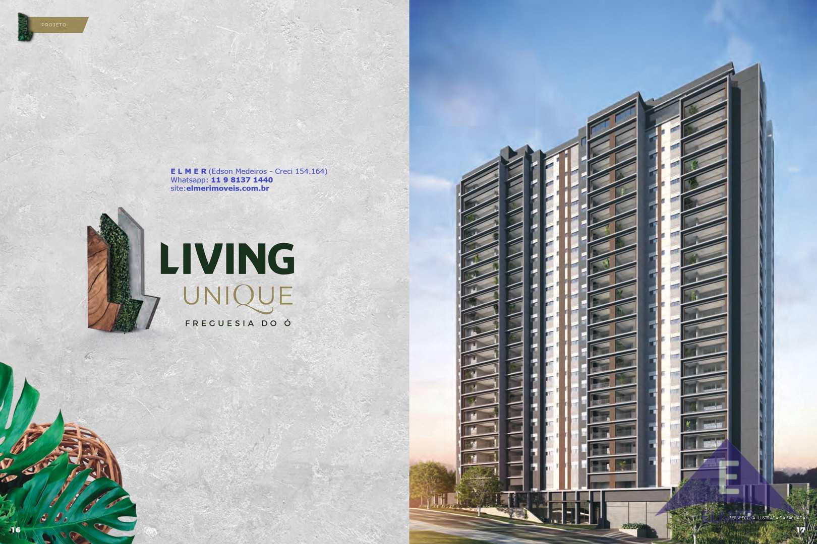 LIVING UNIQUE FREGUESIA DO Ó - Apartamentos de 72,73 m² OPORTUNIDADE - ENTREGA EM  JUN25