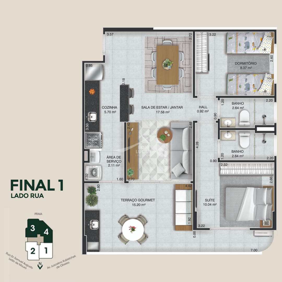 Apartamento à venda com 2 quartos, 72m² - Foto 20