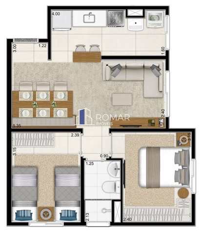 Apartamento à venda com 2 quartos, 45m² - Foto 20