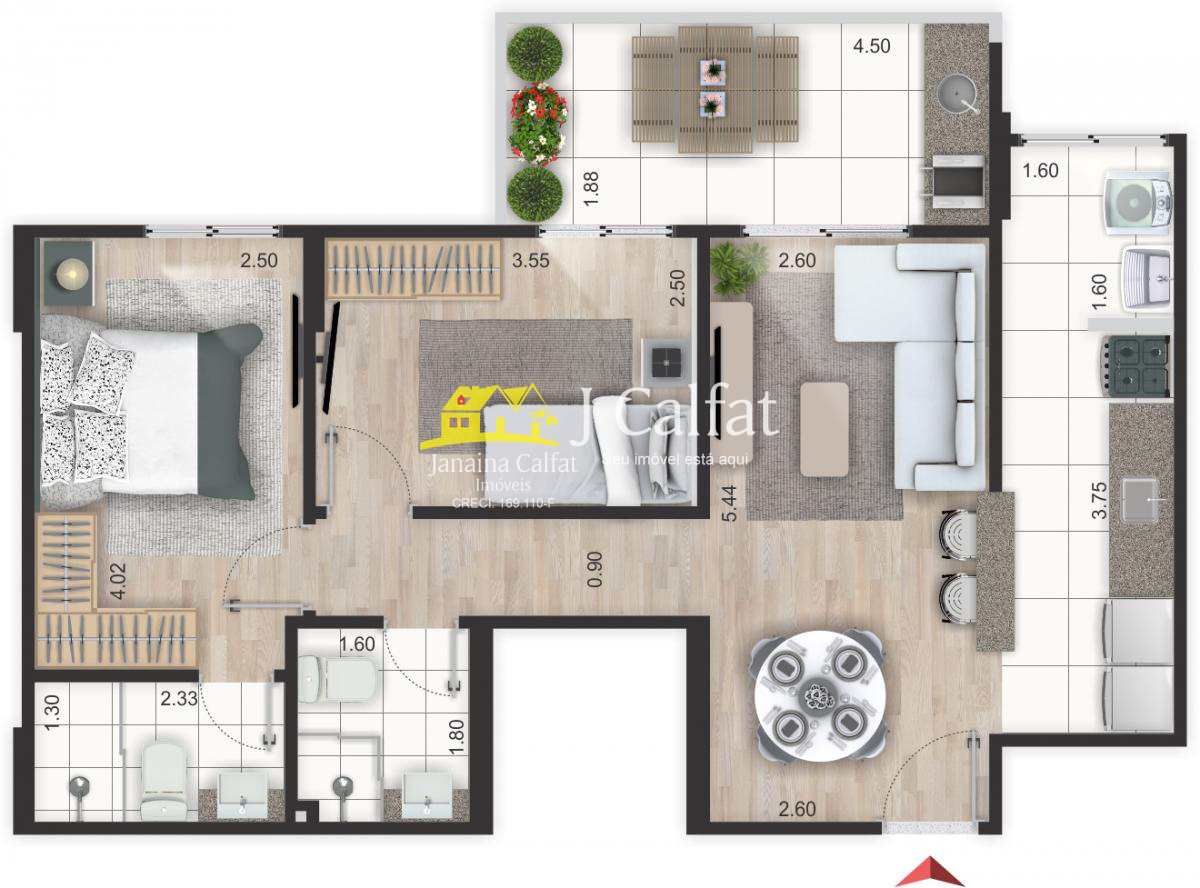 Apartamento à venda com 2 quartos, 66m² - Foto 13