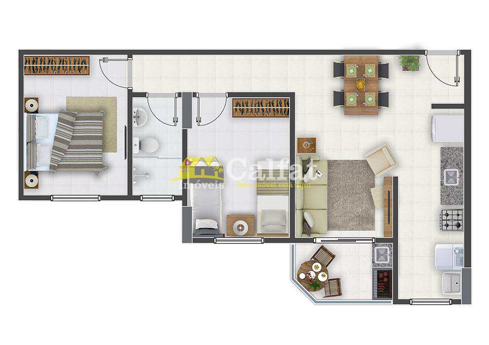 Apartamento à venda com 2 quartos, 59m² - Foto 10