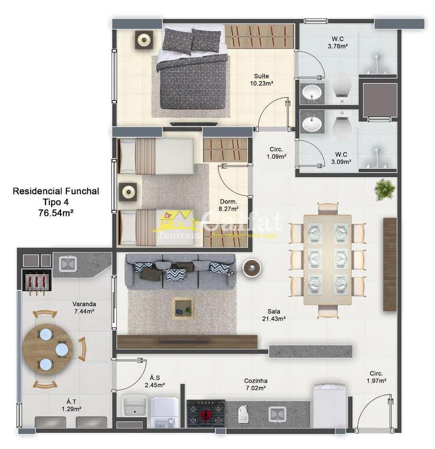 Apartamento à venda com 3 quartos, 126m² - Foto 29