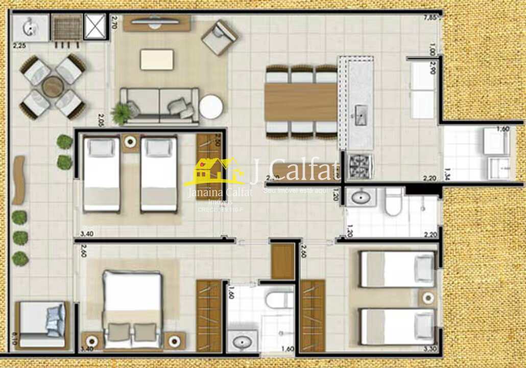 Apartamento para alugar com 2 quartos, 62m² - Foto 29