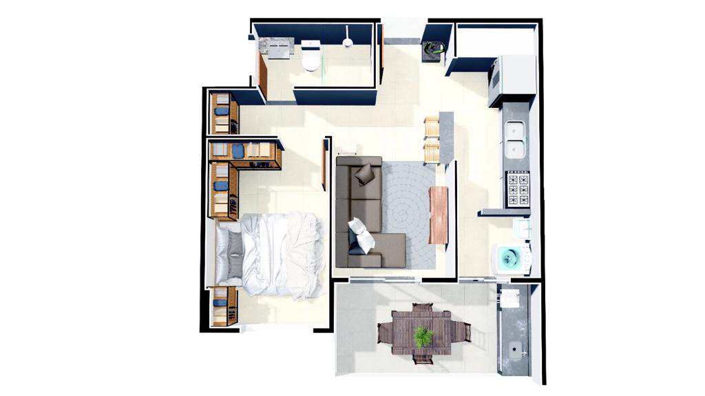 Apartamento à venda com 1 quarto, 46m² - Foto 10