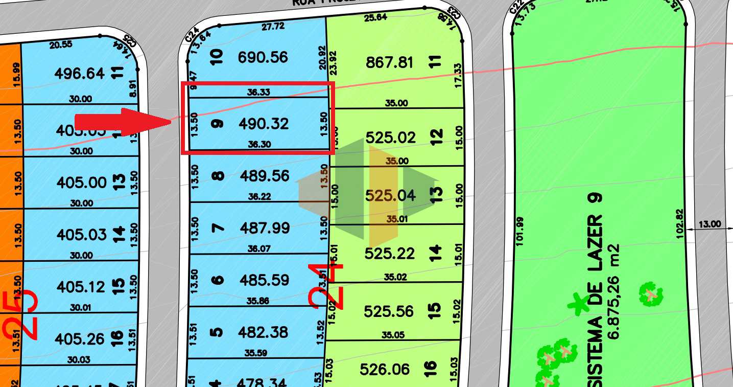 Terreno à venda, 490m² - Foto 2