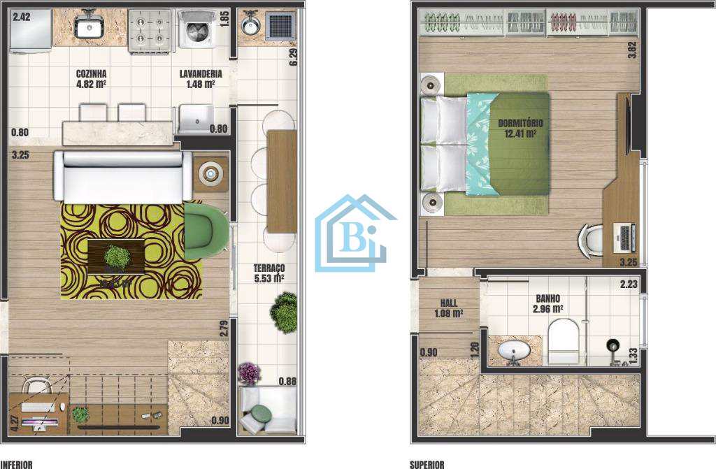 Apartamento à venda com 1 quarto, 49m² - Foto 8