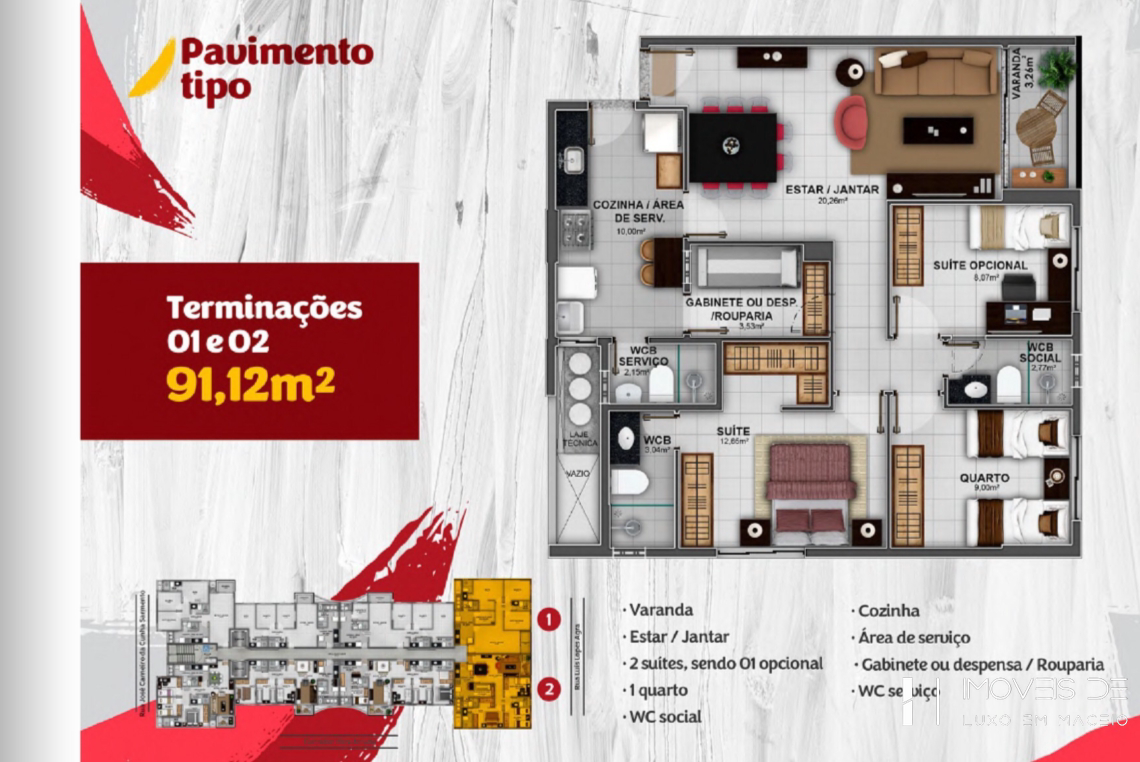 Apartamento à venda com 3 quartos, 91m² - Foto 32