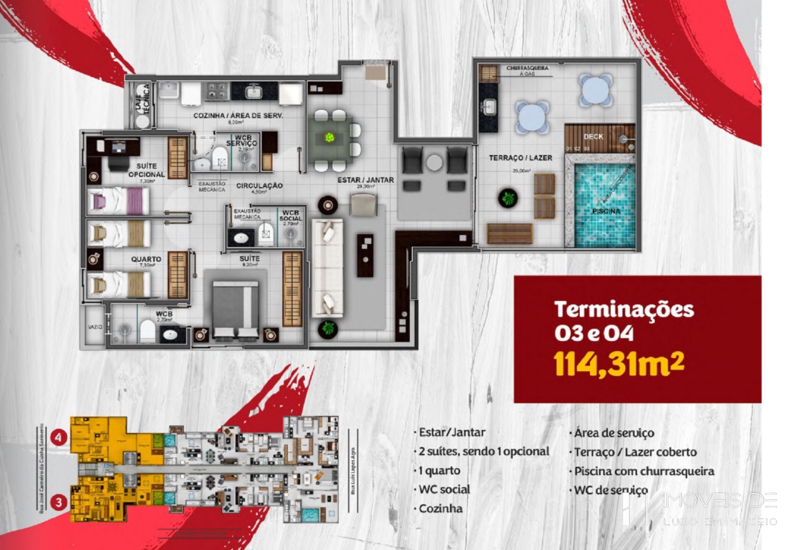 Apartamento à venda com 3 quartos, 91m² - Foto 39