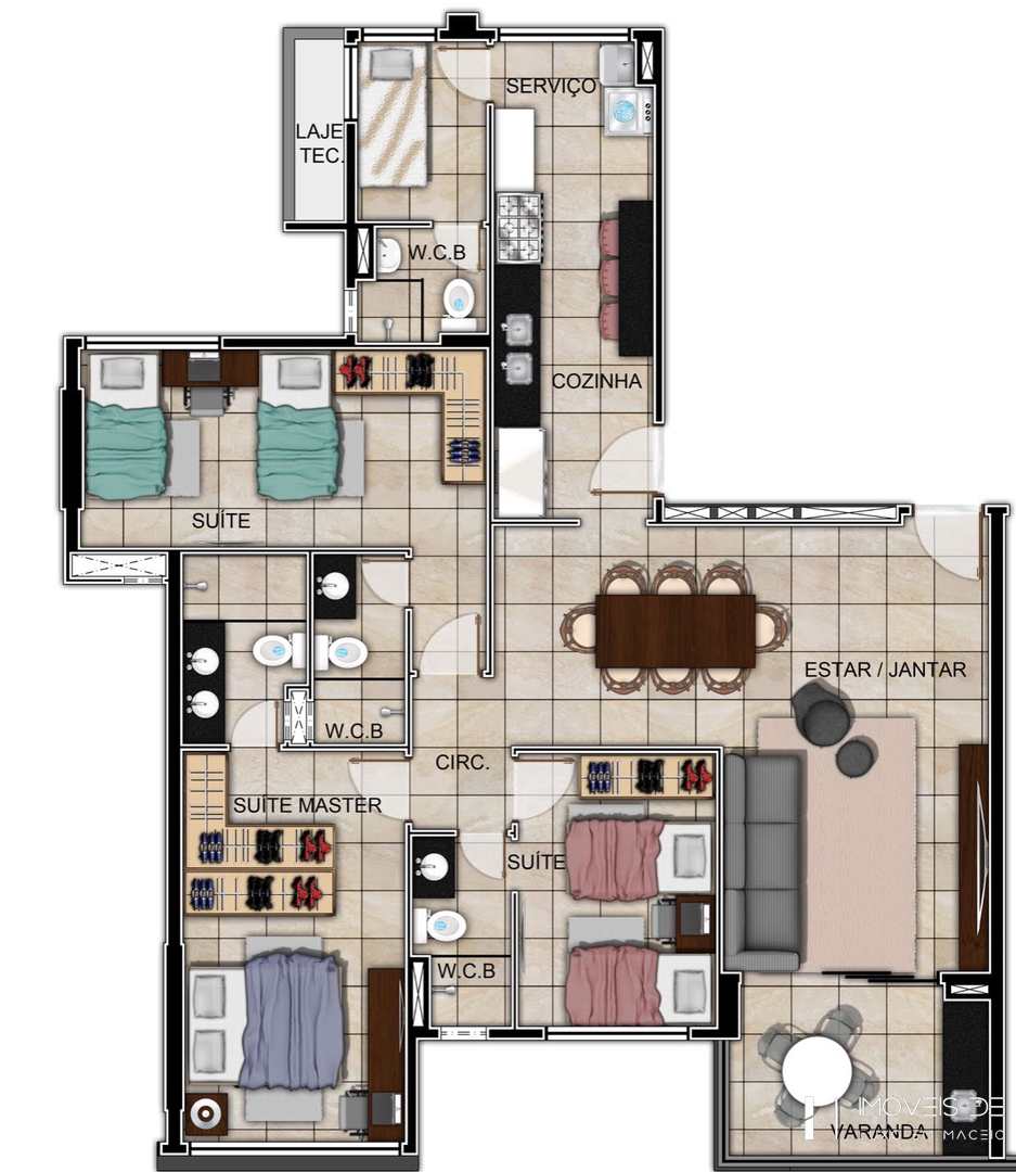 Apartamento à venda com 3 quartos, 148m² - Foto 39