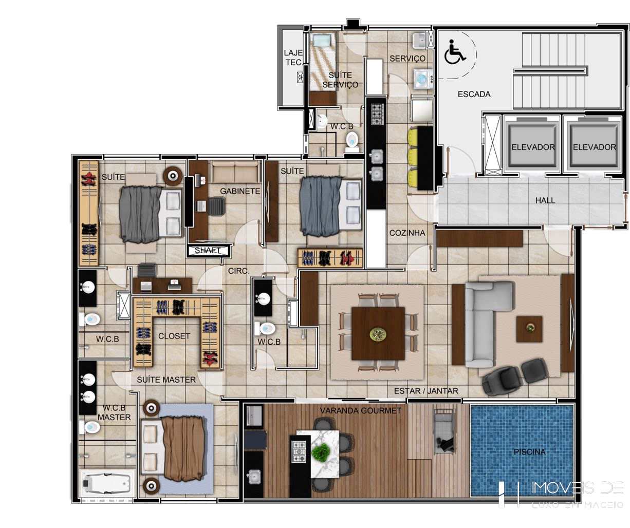 Apartamento à venda com 3 quartos, 148m² - Foto 28