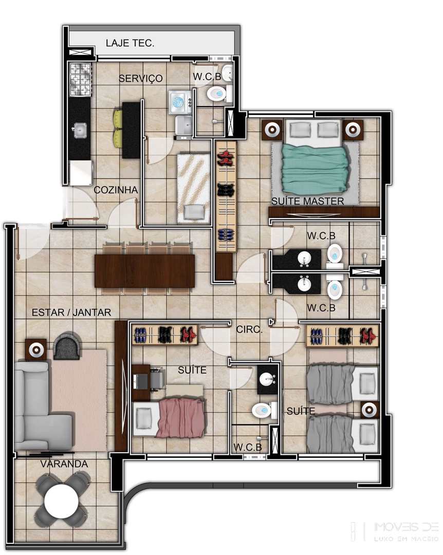 Apartamento à venda com 3 quartos, 148m² - Foto 38