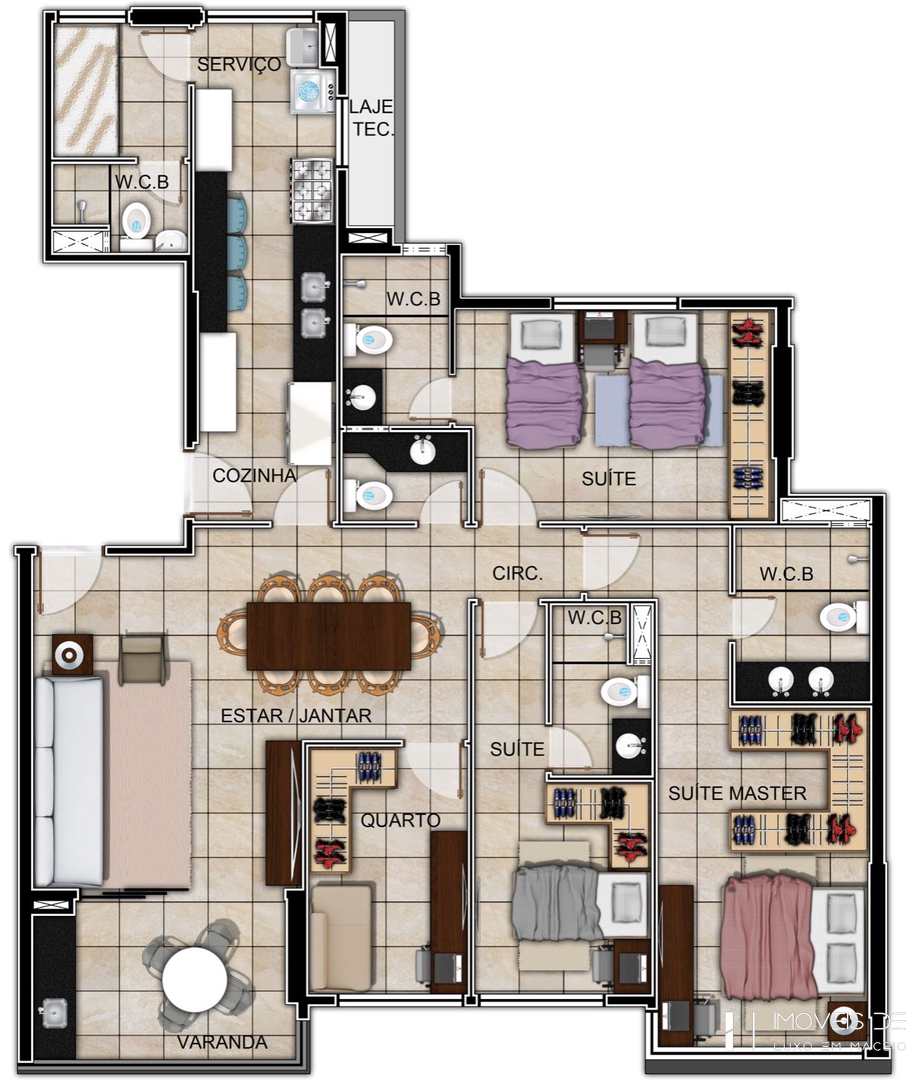 Apartamento à venda com 3 quartos, 148m² - Foto 40