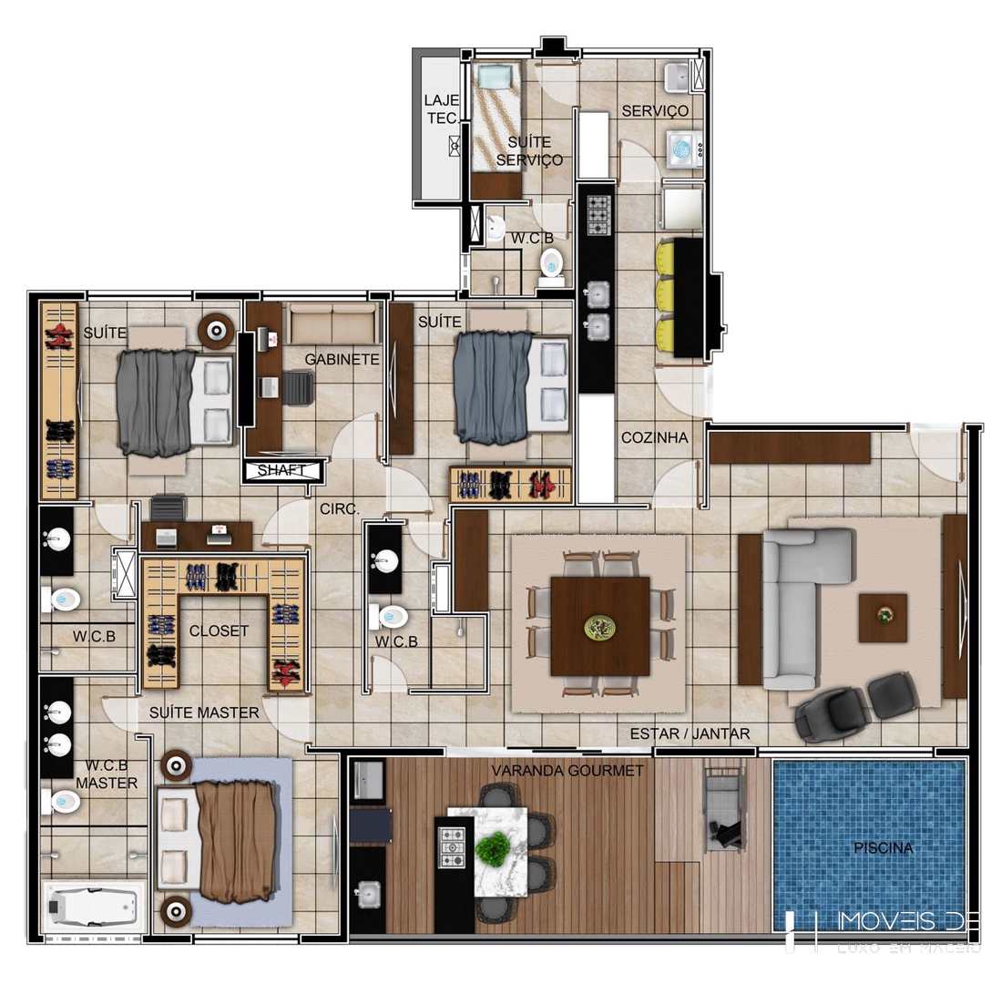 Apartamento à venda com 3 quartos, 148m² - Foto 30