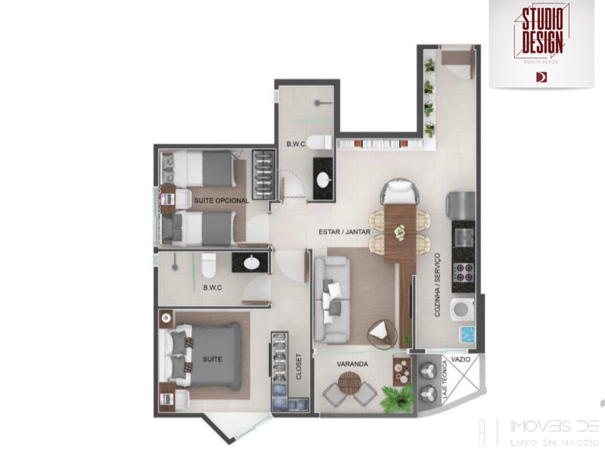 Apartamento à venda com 1 quarto, 40m² - Foto 18