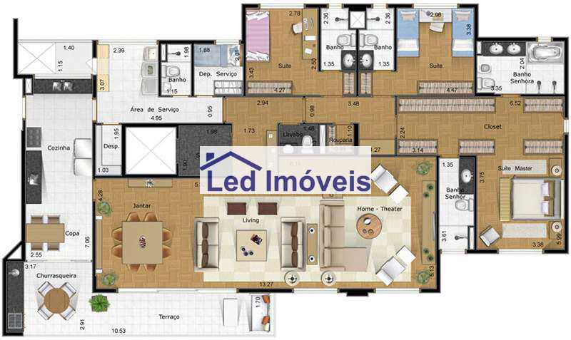 Apartamento à venda com 3 quartos, 227m² - Foto 20