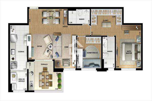 Apartamento à venda com 2 quartos, 84m² - Foto 13