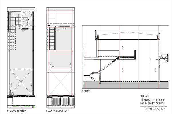 Loja-Salão para alugar, 122m² - Foto 1