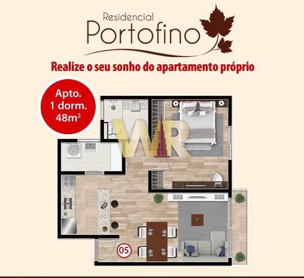 Apartamento à venda com 1 quarto, 48m² - Foto 11