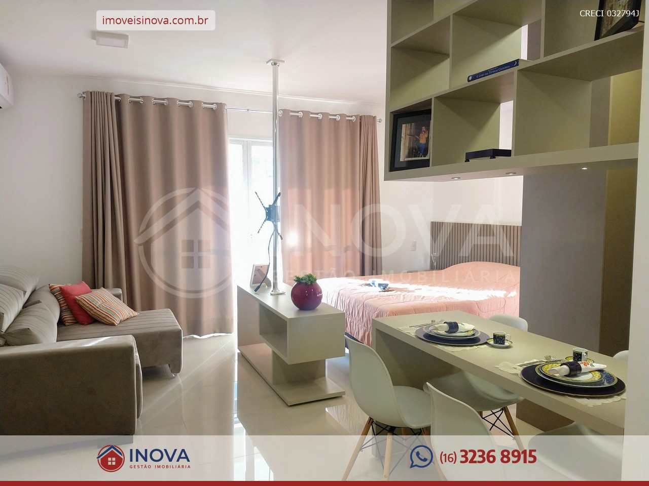 Apartamento 1 dormitório Jardim Irajá Ribeirão Preto-SP