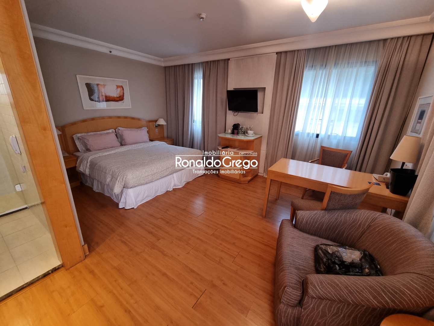 Flat/Apart Hotel à venda com 1 quarto, 60m² - Foto 3