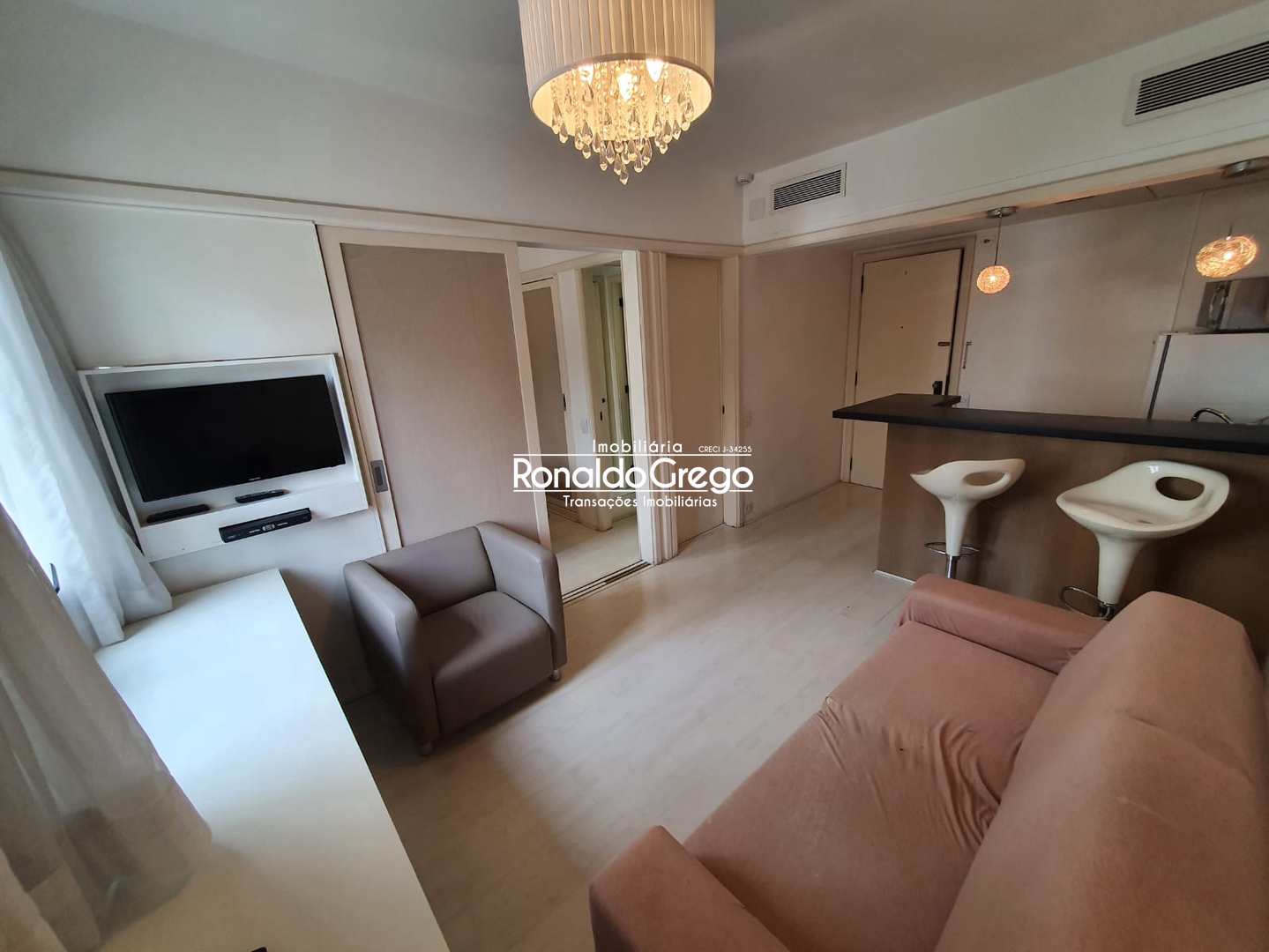 Flat com 1 quarto, 1 suíte 1 vaga Jardins