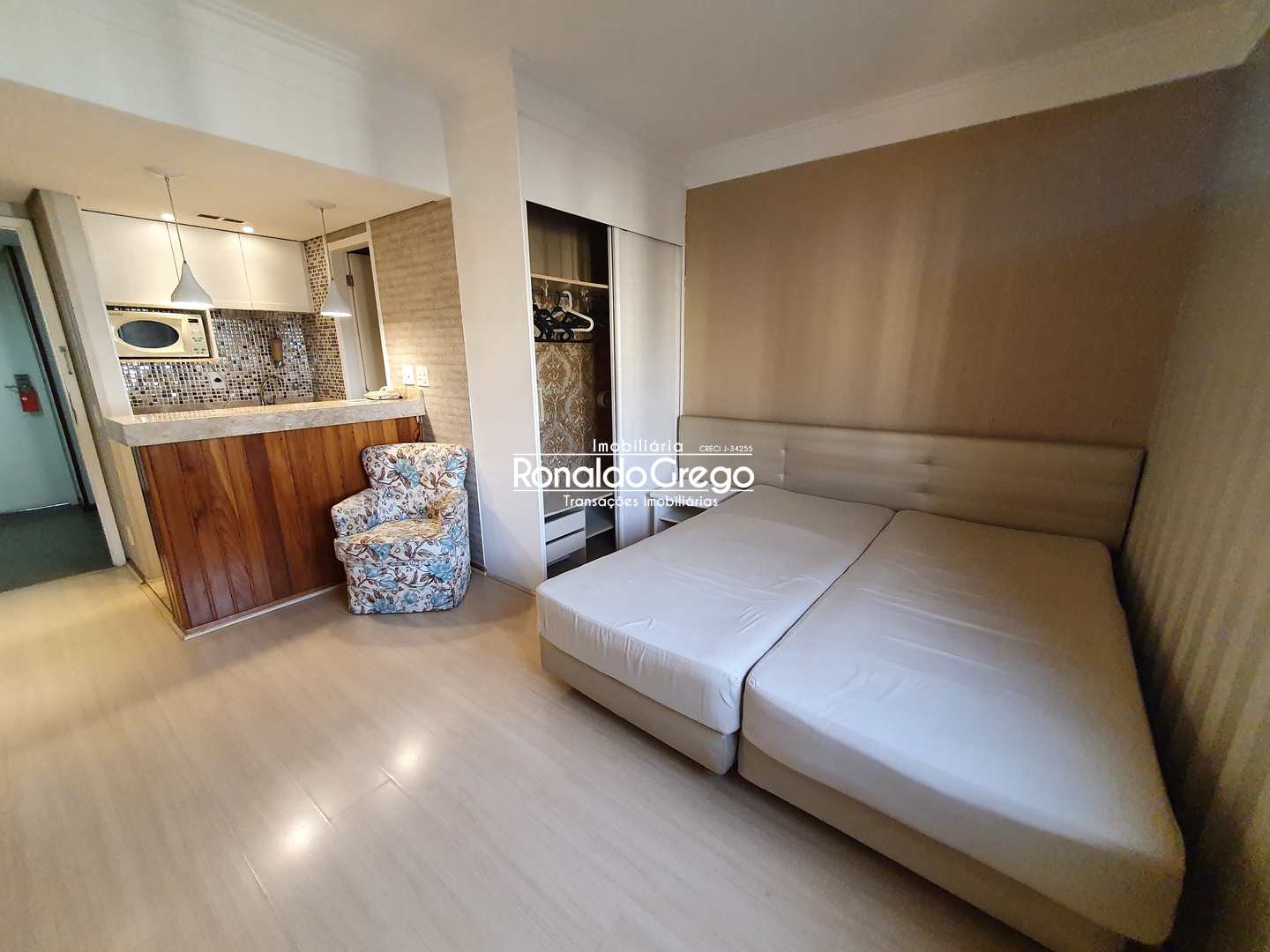 Flat/Apart Hotel para alugar com 1 quarto, 37m² - Foto 1