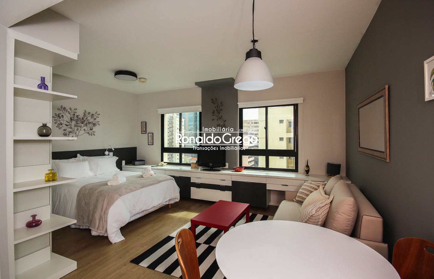 Flat/Apart Hotel à venda com 1 quarto, 28m² - Foto 1