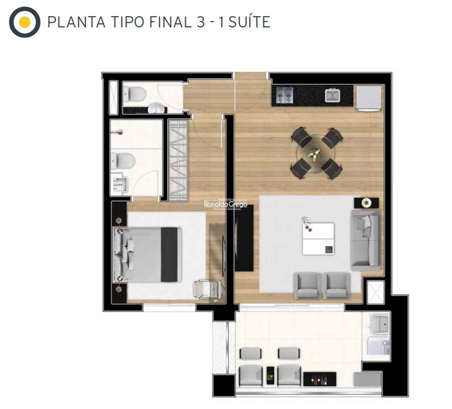 Apartamento à venda com 1 quarto, 62m² - Foto 55