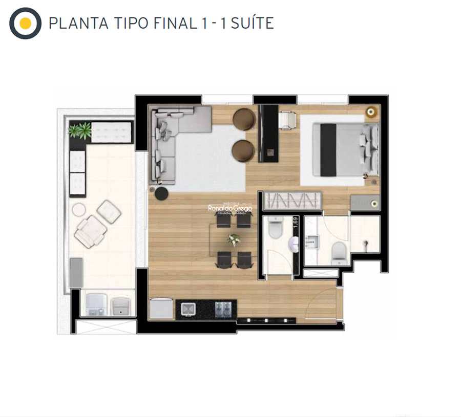 Apartamento à venda com 1 quarto, 62m² - Foto 53