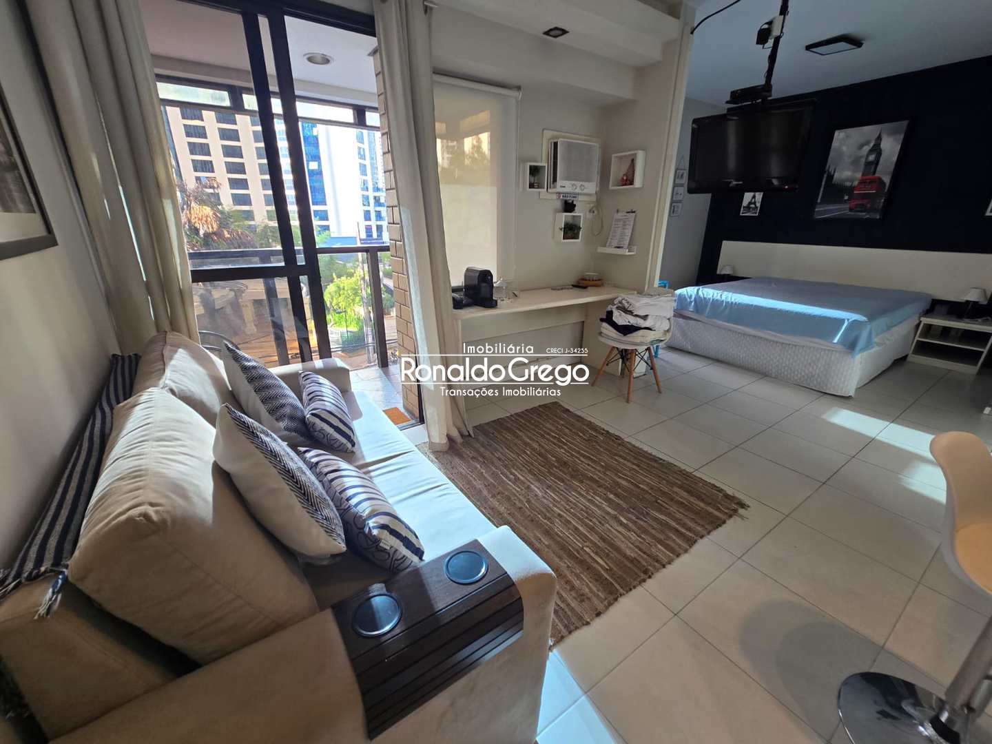 Flat/Apart Hotel para alugar com 1 quarto, 37m² - Foto 1