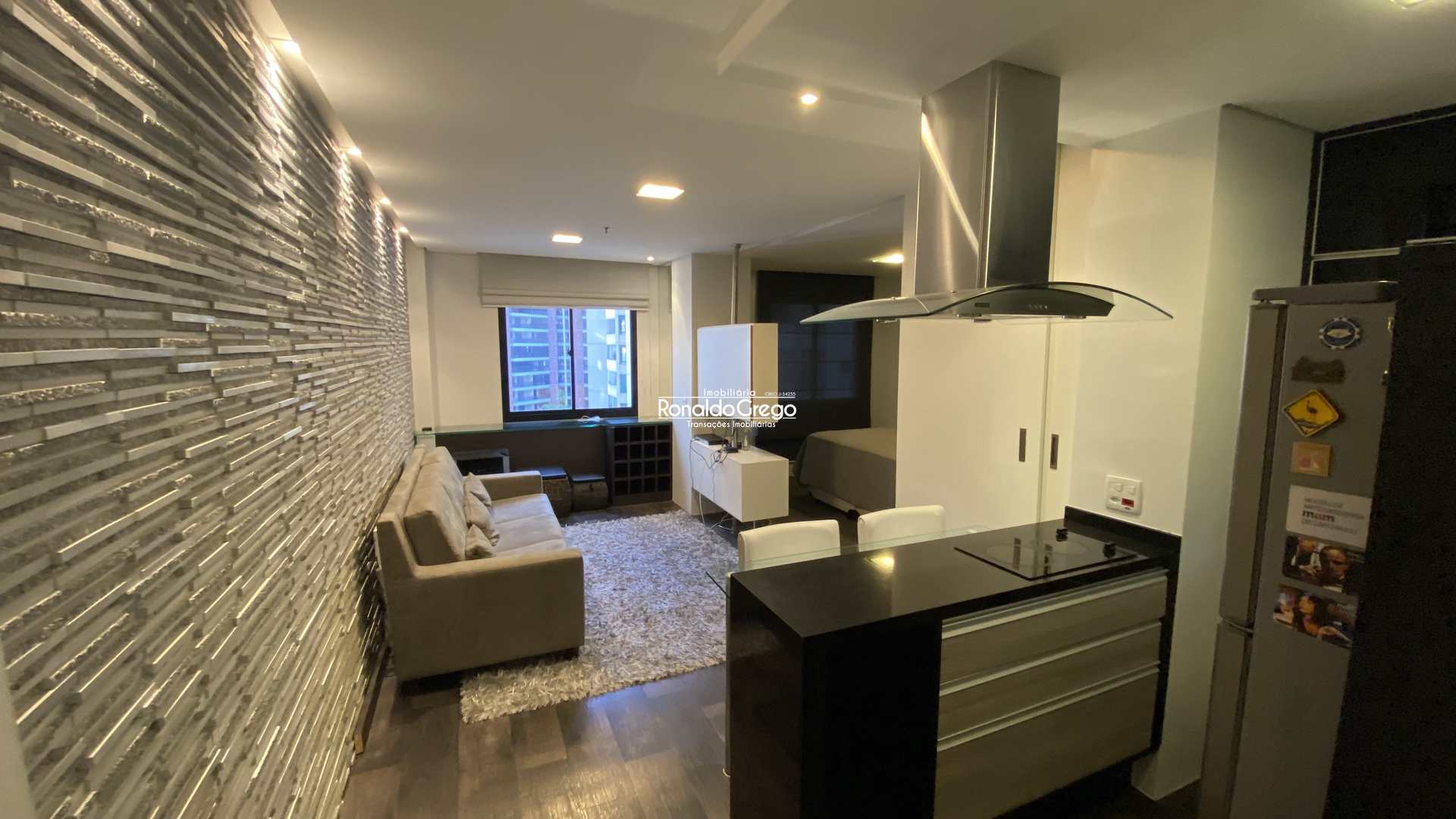 Flat/Apart Hotel para alugar com 1 quarto, 37m² - Foto 1