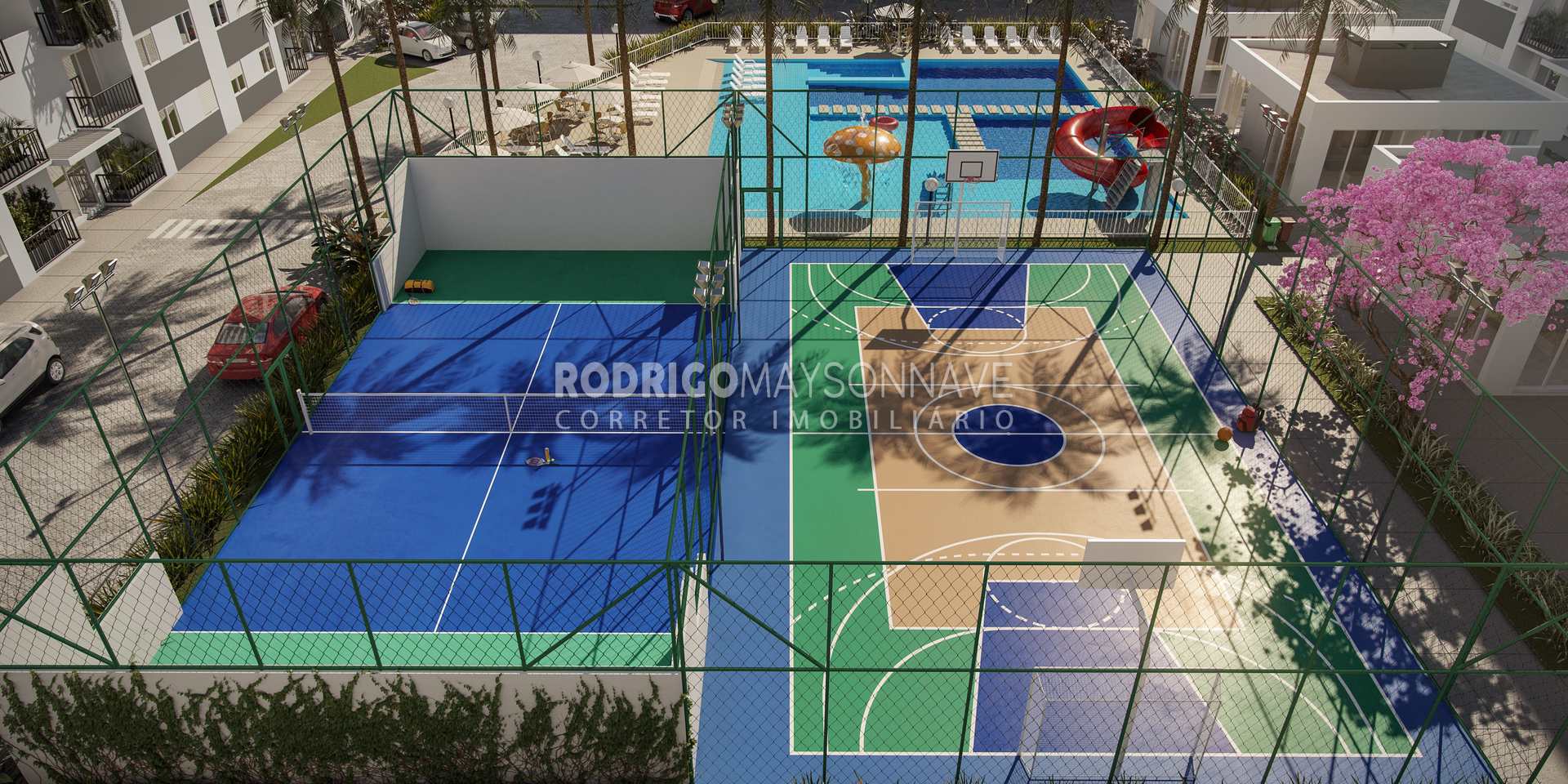 Acqua Parque Residence, Apartamento - Padrão - São Gonçalo - Pelotas R$  1.700,00. Cód.: 44629