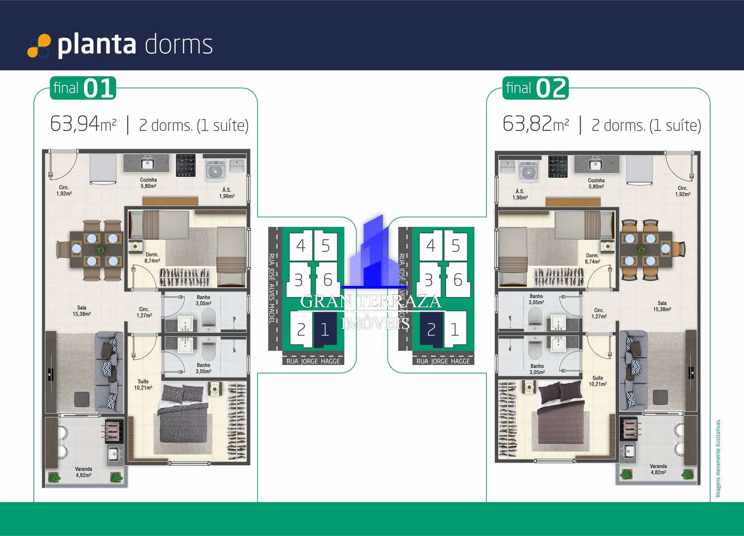 Apartamento à venda com 2 quartos, 55m² - Foto 13