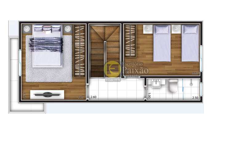 Sobrado à venda com 2 quartos, 70m² - Foto 20
