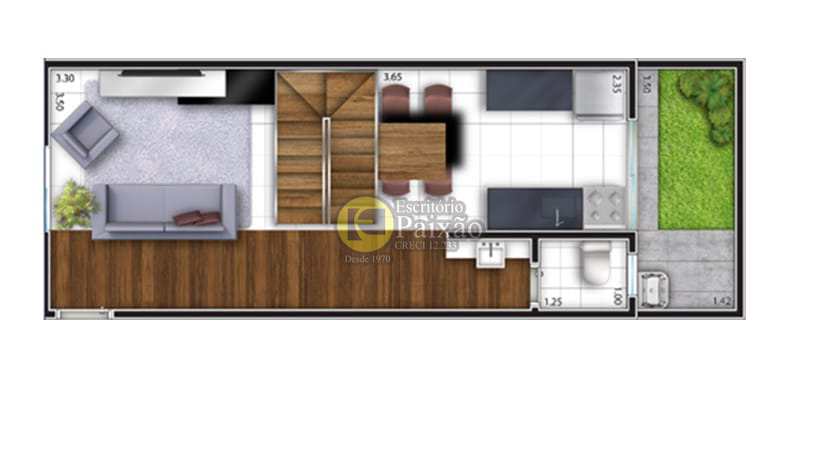 Sobrado à venda com 2 quartos, 70m² - Foto 19