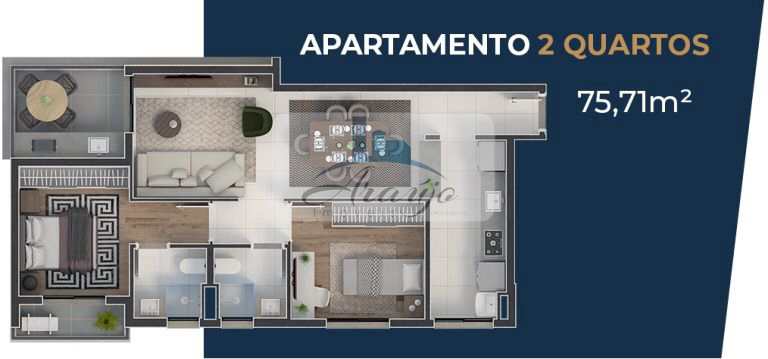 Apartamento à venda com 2 quartos, 101m² - Foto 17