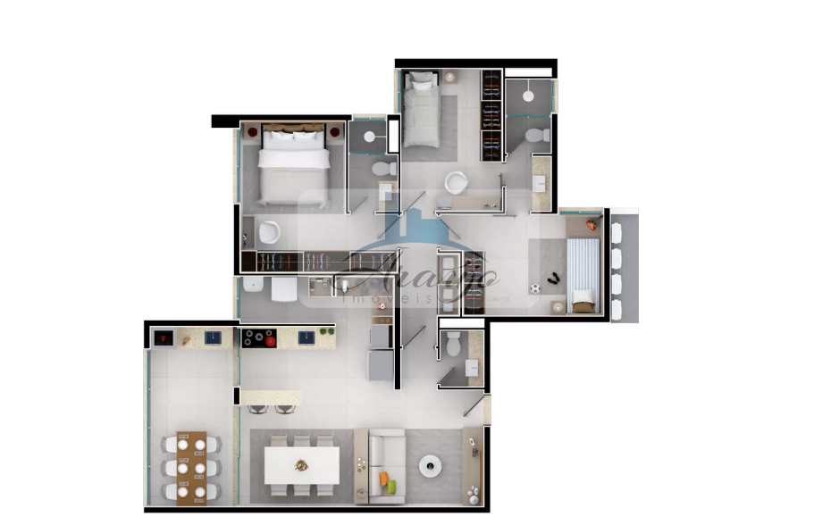 Apartamento à venda com 3 quartos, 109m² - Foto 5