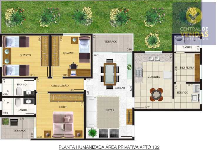 Apartamento à venda com 3 quartos, 134m² - Foto 7