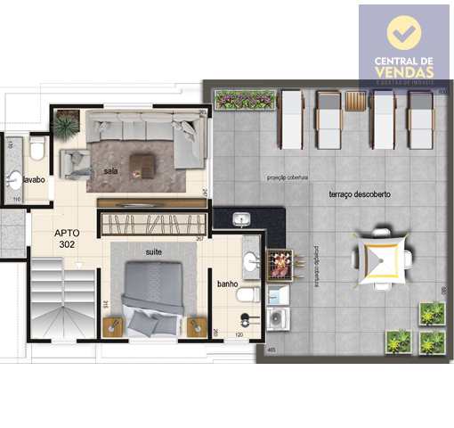 Cobertura à venda com 4 quartos, 149m² - Foto 7