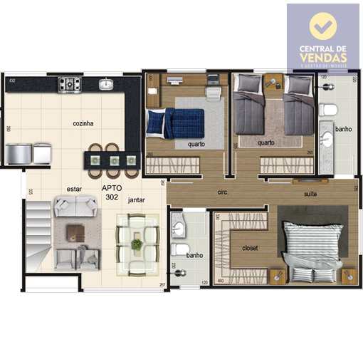 Cobertura à venda com 4 quartos, 149m² - Foto 6