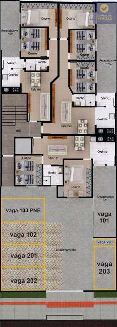 Apartamento à venda com 2 quartos, 120m² - Foto 11