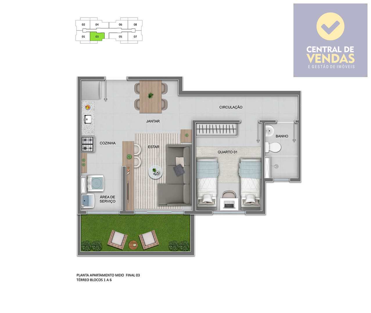 Apartamento à venda com 2 quartos, 40m² - Foto 22