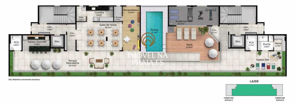 Apartamento à venda com 2 quartos, 67m² - Foto 4