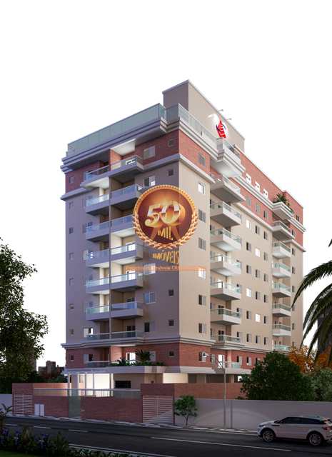 Apartamento com 2 dorms, Guilhermina, Praia Grande - R$ 230 mil, Cod: 211